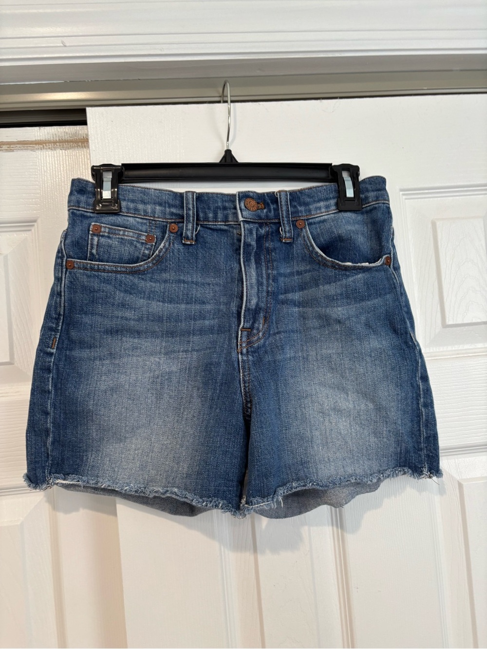 Madewell Denim Shorts - Casual Frayed Hem - Picture 2 of 5